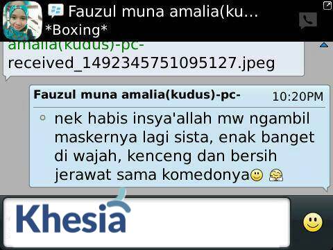 testimoni mudmask gracia