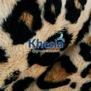 jual selimut bulu motif macan leopard