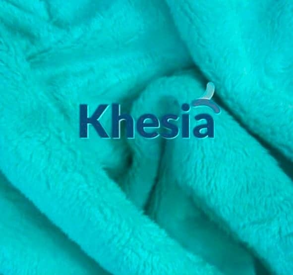 Jual selimut bulu lembut khesia warna tosca